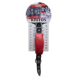 Kiotos Baillon en cuir Silence Stick Rouge